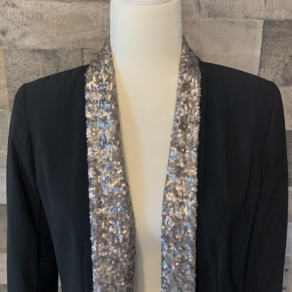A.N.A. Open Blazer with sequined collar - Picture 5 of 16